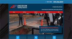 Desktop Screenshot of andersonplumbing.biz